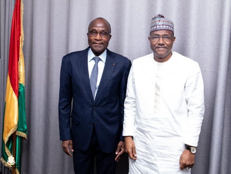 Adama Koné, administrateur de la BAD en visite en Guinée