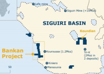 55 millions de dollars pour l’exploitation de l’or à Bankan dans la région de Siguiri