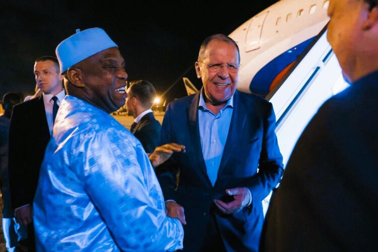 Sergueï Lavrov  démarre sa tournée  africaine en Guinée