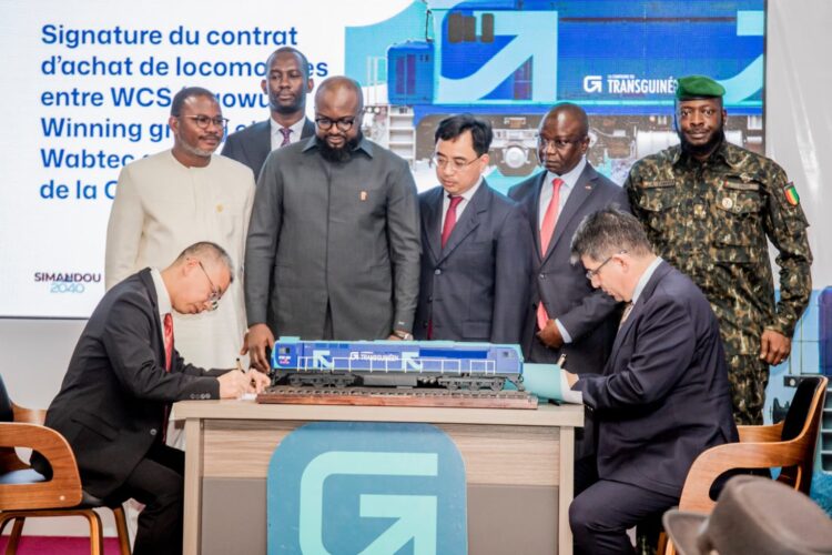 Simandou : signature d&rsquo;un contrat entre Wabtec, CTG et WCS pour la livraison de 65 locomotives
