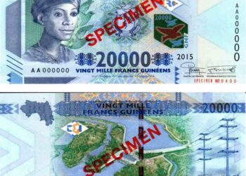 La BCRG informe que les billets de 20 000 GNF continueront à circuler librement en Guinée