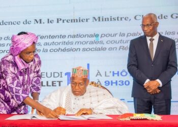 Guinée : signature d’un pacte national pour la paix et la cohésion