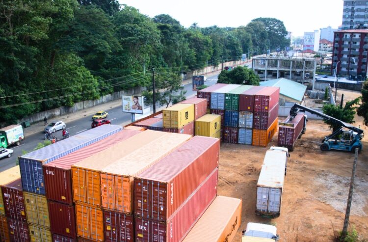 Aménagement d’un nouveau site de stockage des conteneurs