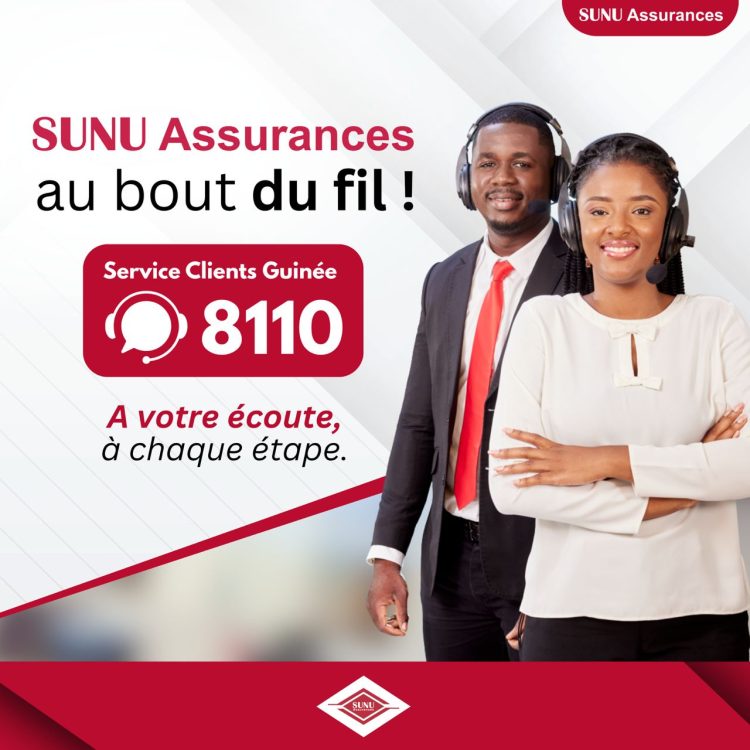 SUNU Assurances Guinée simplifie la vie de ses clients avec le numéro court 8110