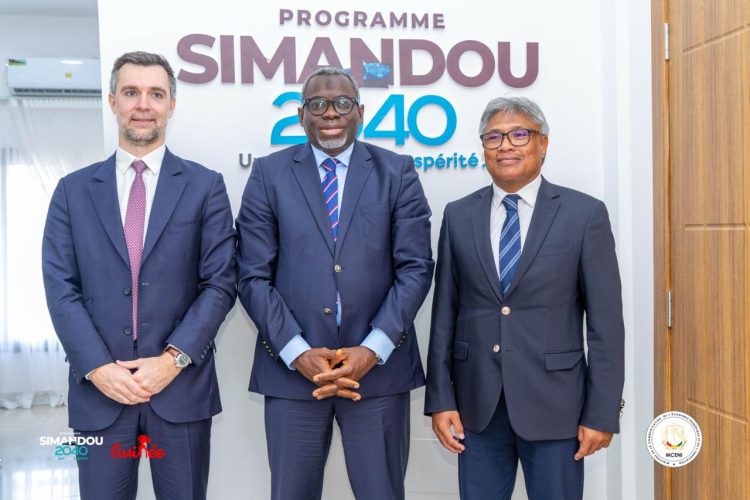 Mourana Soumah échange avec le Groupe SIPROMAD et Thomson Broadcast sur l’accélération du projet TNT