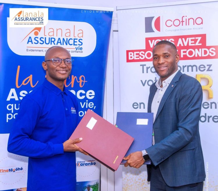 Lanala Assurances Vie et COFINA s’allient pour accélérer l’inclusion financière en Guinée