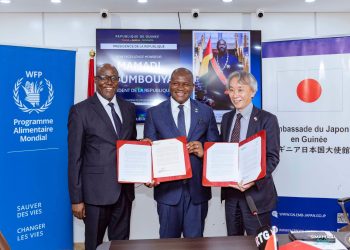 Japon – PAM Guinée : 300 millions de yens pour renforcer l’alimentation scolaire et la nutrition