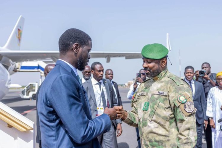 Bassirou Diomaye Faye en visite de travail et d&rsquo;amitié à Bamako